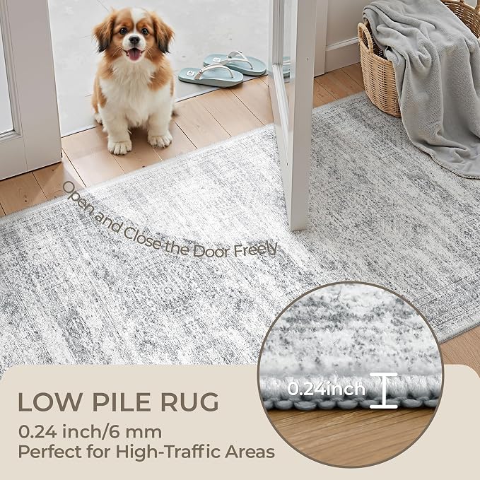 2x3 Washable Rug Runner for Bathroom, Soft Entryway Rug for Laundry Room - Image 6