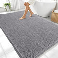 OLANLY Large Bathroom Rugs 70x46, Extra Soft Absorbent Chenille Bath Rugs by OLANLY