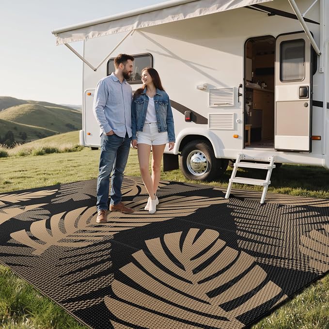 GENIMO Waterproof Outdoor Rug 10' x 14' by GENIMO