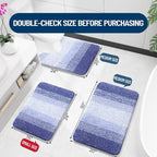OLANLY Bathroom Rugs Mat 30x20, Extra Soft Absorbent Microfiber Bath Rugs - Image 2