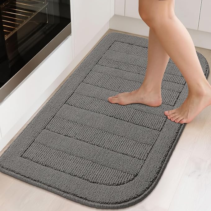 BEQHAUSE 24x40 Inch Kitchen Rug Mat Durable Kitchen Rugs Non-Slip Washable - Image 2