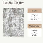 3x6 Washable Wide Runner Rug – Non-Slip Floor Carpet Runner - Image 2