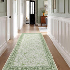 Sage Green Runner Rug 2x6 for Hallways, Non-Slip Washable Kitchen Runner - Image 8