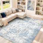 9x12 Area Rugs Washable Living Room Rug-No Slip Soft Carpets Modern Abstract - Image 6