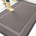 OLANLY Front Door Mat Indoor Outdoor Entrance, Waterproof All-Season, by OLANLY