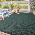 OLANLY Front Door Mat Outside Entrance 71x47, Heavy Duty Sturdy Natural Rubber by OLANLY