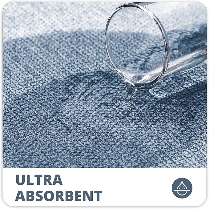 Bosap Bath Mat, Ultra Thin Bathroom Runner Rugs, Large Bath Mats - Image 3
