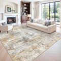 12x12ft Square Living Room Rug – Non-Slip Washable Extra Large Floor Carpet by ZHXXUJ