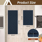 COSY HOMEER 48x20Inch/30X20Inch Kitchen Rugs Sets Non-Slip Washable Kitchen Mats - Image 7