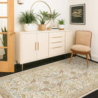 3x6 Washable Rug for Large Entryway by HazoHaus