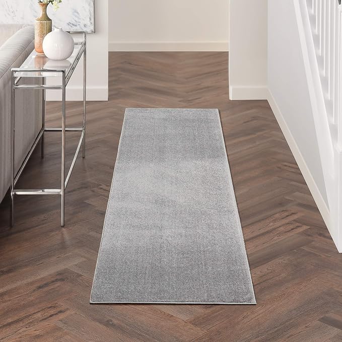 Nourison Home Nourison Essentials Silver Grey 2' x 6' Area Rug by NourisonHome