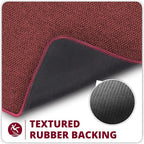 Bosap Bath Mat, Ultra Thin Bathroom Runner Rugs, Large Bath Mats - Image 4