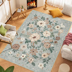 DUKINO 6x9 Area Rug, Floral Rugs - Image 3