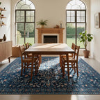 Washable Rugs 8x10 Area Rugs for Living Room, Ultra Soft Faux Wool Retro Carpets - Image 5