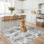 5x5 Square Entryway Rug Washable – Non-Slip Small Area Rug - Image 3