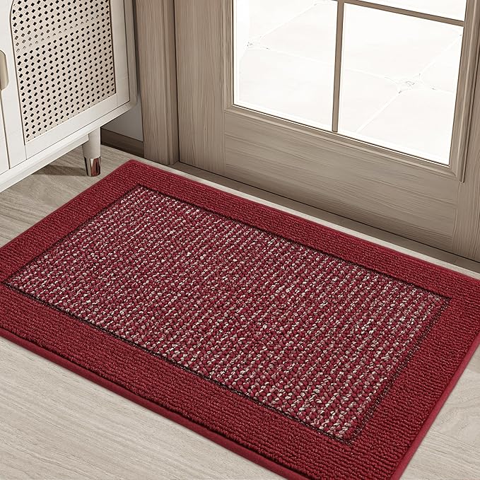 BEQHAUSE Indoor Door Mat 20" x 32", Dirt Trapper Door Mats Non-Slip Entryway by BEQHAUSE