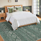 Nakagishi 8X10 Area Rugs Living Room: Washable Boho Large Neutral Modern Soft - Image 5
