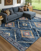 BESTSWEETIE Area Rug 8x10 Rug Machine Washable Non-Slip Low Pile Print Pattern - Image 7