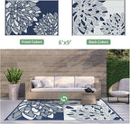 GENIMO Outdoor Rug 6' x 9' Waterproof - Image 2