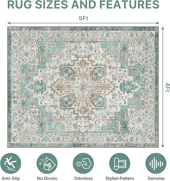48"x60" Office Chair Mat for Hardwood Tile Floor, Under Desk Carpet Protector - Image 9