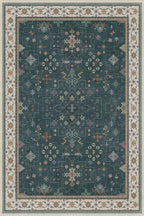 Hazo Haus Vintage Dark Green 6x9 Dining Room Rugs - Image 2