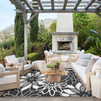 GENIMO Outdoor Rug Waterproof for Patio Decor, Large Area Rugs Mats for RV - Image 2