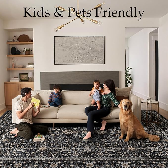Ruaruarug Washable Area Rug 9x12 - Image 6