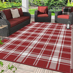 GENIMO Waterproof Outdoor Rug for Patio Clearance, Lightweight RV Camping Mat by GENIMO