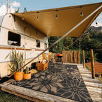 GENIMO Outdoor Rug Waterproof for Patio Decor, Large Area Rugs Mats for RV - Image 2