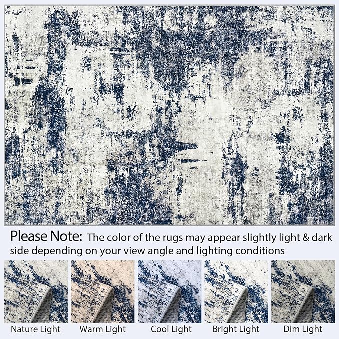Area Rug Living Room Rugs: 5x7 Washable Rug - Image 10