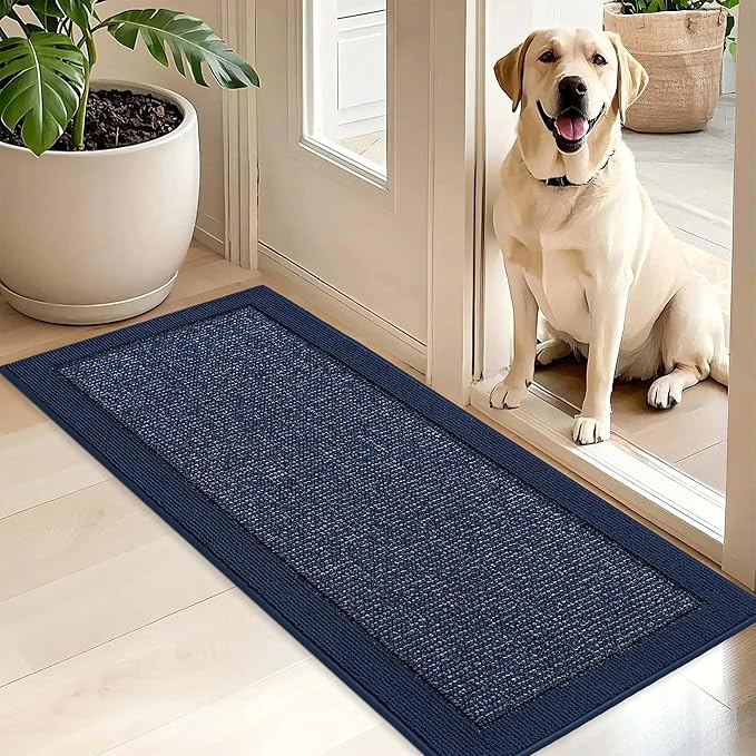 BEQHAUSE Indoor Door Mat 20" x 48", Dirt Trapper Door Mats Non-Slip Entryway by BEQHAUSE