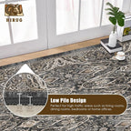 Washable Area Rug 8' x 10' Vintage Traditional Persian Mat - Image 5