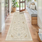 Madane Runner Rug 2x8, Washable Hallway Runner Rugs, Non-Slip Low-Pile Soft - Image 3