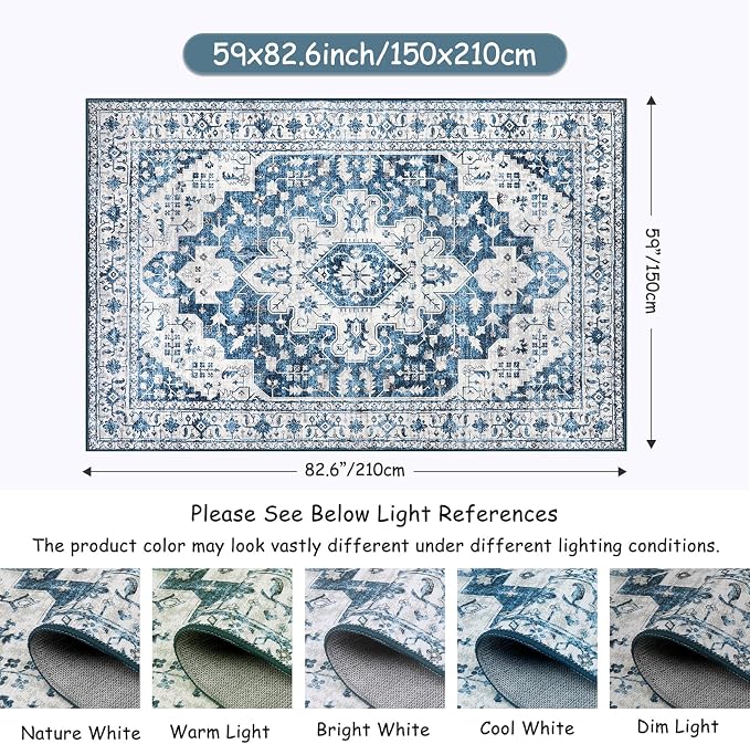Moynesa Ultra-Thin Washable Area Rug - Image 2