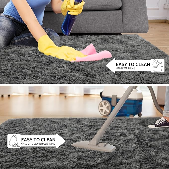 Tepook Area Rugs 9x12 for Living Room, Super Soft Fluffy Rugs for Bedroom - Image 6