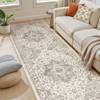 Vintage Hallway Runner Rug 3x12: Large Soft Washable Entryway - Image 7