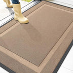 OLANLY Front Door Mat Indoor Outdoor Entrance, Waterproof All-Season, by OLANLY