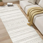 cotiled Hallway 3x12 Runner Rugs: Washable Boho Rugs - Image 7