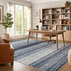 6x8 Area Rugs Living Room: Washable Boho Large Neutral Soft Rug Modern Stain - Image 5