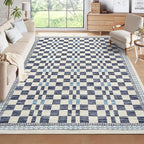 GarveeHome 10x13 Area Rug for Living Room Modern Abstract Checkered Carpets - Image 9