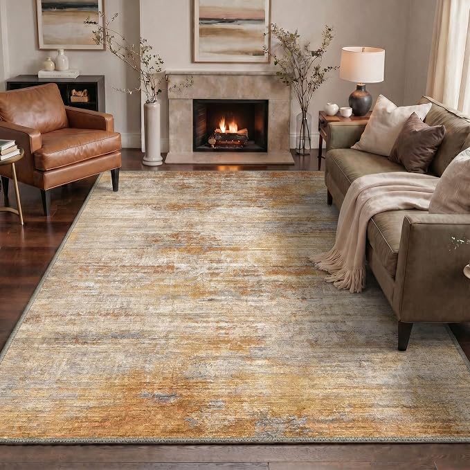 BEIMO Area Rugs 9x12 for Living Room Bedroom, Modern Abstract Machine Washable - Image 3