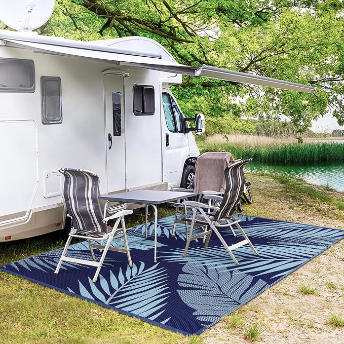 GENIMO Outdoor Rug 9' x 12' Waterproof - Image 5