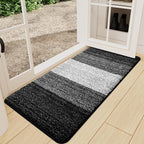 Kitinjoy Indoor Outdoor Door Mat, 59x24 Non-Slip Absorbent Dirt Trapper by Kitinjoy