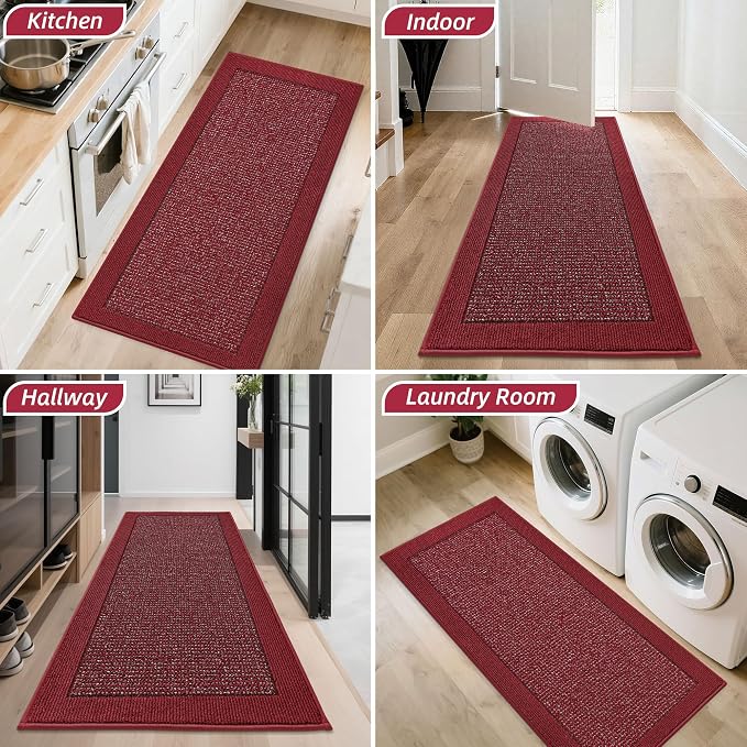 BEQHAUSE Indoor Door Mat 20" x 48", Dirt Trapper Door Mats Non-Slip Entryway - Image 8