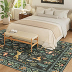 DUKINO 6x9 Rug, Washable Animal Living Room Rug - Image 4