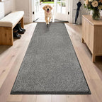 PURRUGS Dirt Trapping Door Mat 31.5" x 70", Non-Slip Machine Washable Entryway by PURRUGS