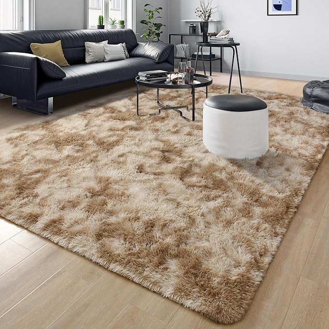 Tepook Soft Fluffy Rugs for Bedroom, 4x6 Area Rug for Living Room, Modern - Image 8