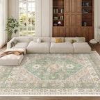 zesthome 9x12 Area Rugs, Stain Resistant Washable Rug, Ultra-Thin Rugs - Image 4