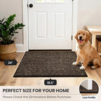 PURRUGS Dirt Trapping Door Mat 24" x 35.5", Non-Slip Machine Washable Entry Rug - Image 8