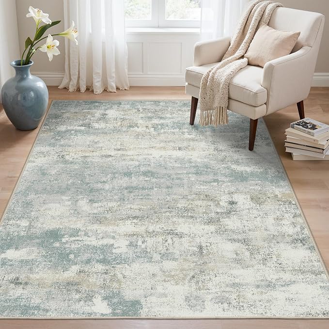 BEIMO Area Rugs 6x9 for Living Room Bedroom, Modern Abstract Machine Washable by BEIMO